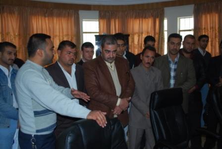 طلبة قسم الصحافة في كلية الآداب جامعة أهل البيت  في ضيافة قناة كربلاء الفضائية