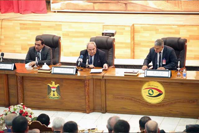 الأستاذ الدكتور لبنان هاتف الشامي من أساتذة جامعة أهل البيت عليهم السلام يترأس مؤتمر هيئة النزاهة