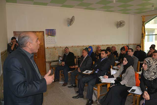 ندوة حوارية حول جريمة سبايكر ودور البرلمان العراقي منها في قسم الصحافة