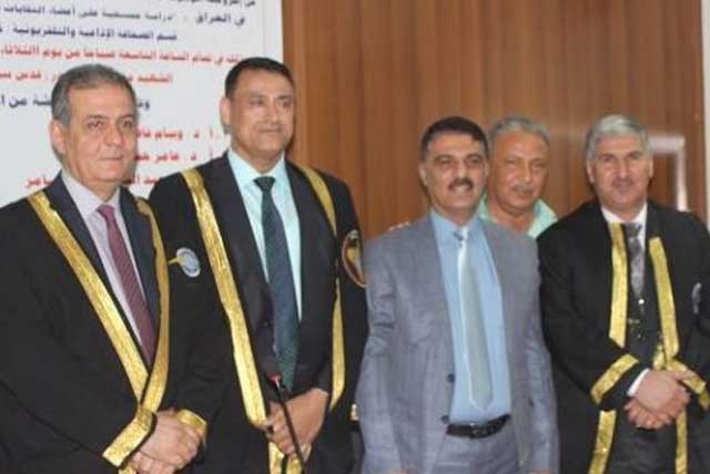 مقرر قسم الصحافة يحصل على شهادة الدكتوراه من جامعة بغداد