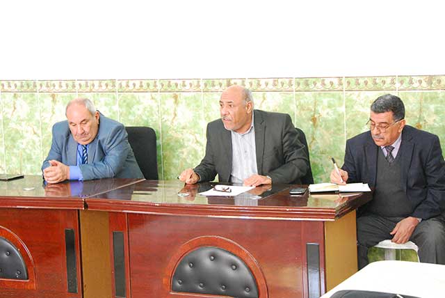 محاضرة حوارية بعنوان ماهية البلاغة في كلية العلوم الاسلامية.