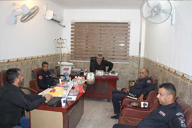 دورة للدفاع المدني في جامعة اهل البيت عليهم السلام 