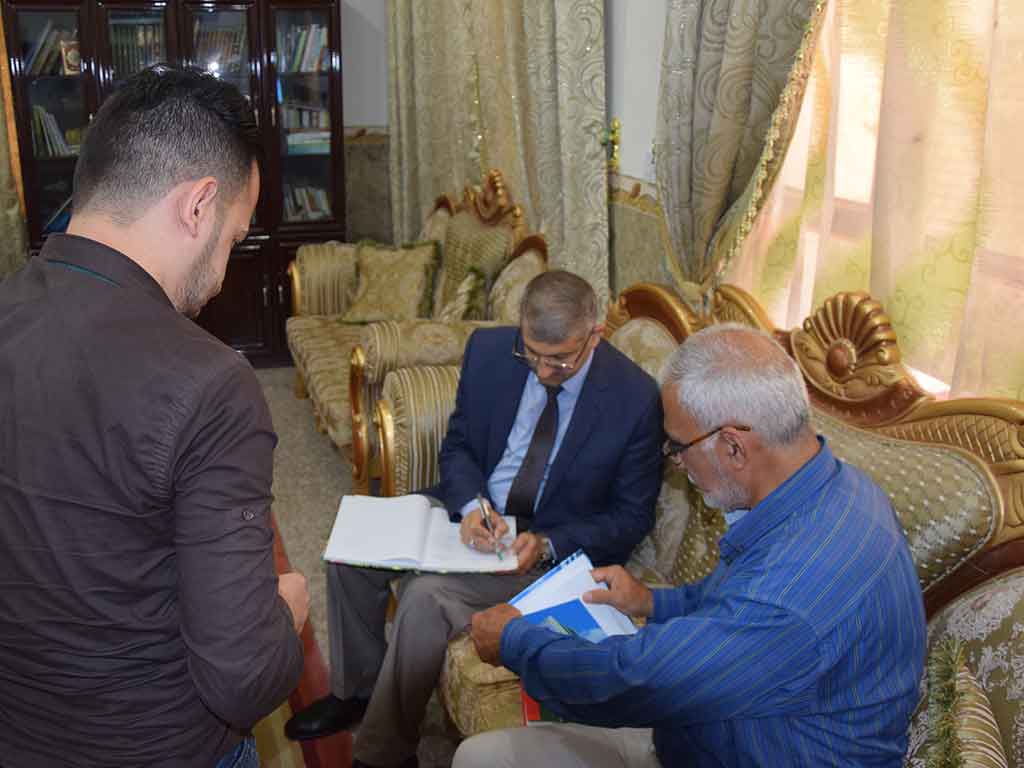 زيارة لجنة مراقبة الامتحانات 