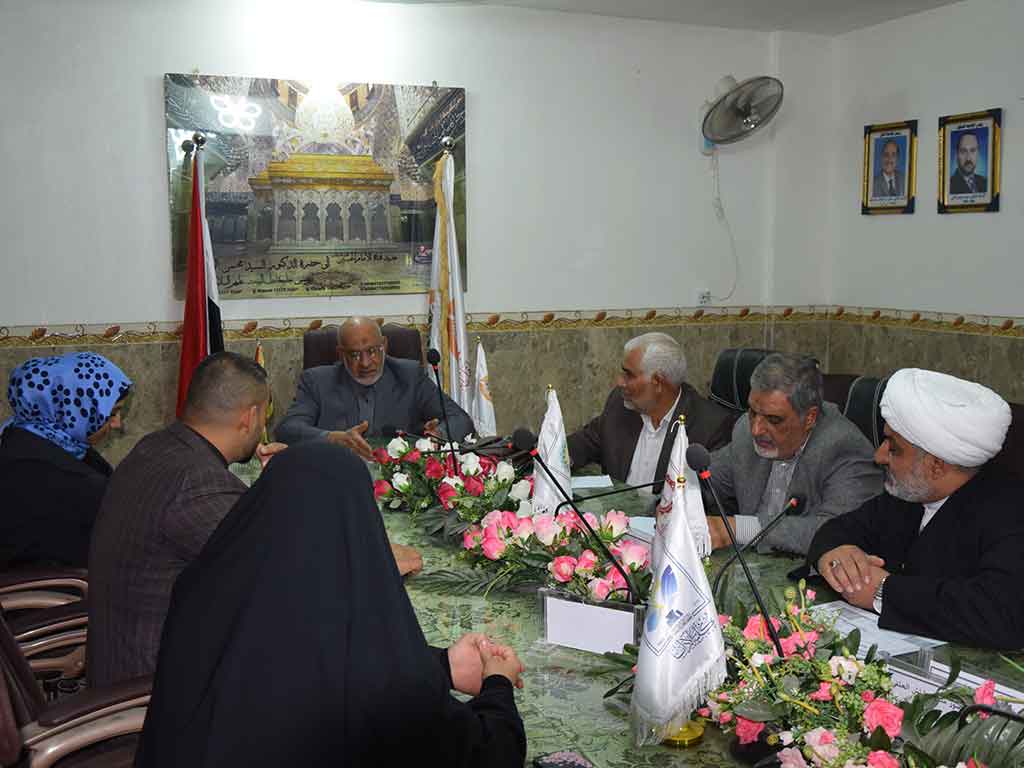 اجتماع لجنة الارشاد التربوي في جامعة اهل البيت عليهم السلام 