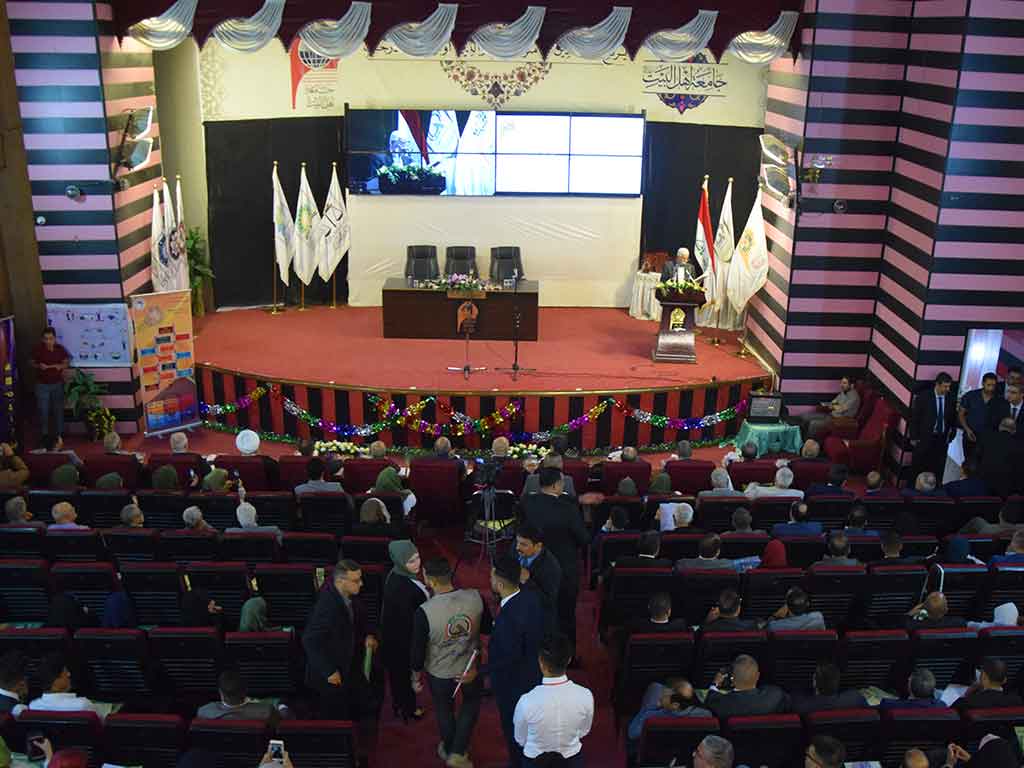 افتتاح مهرجان الاسبوع العلمي الثقافي الرابع عشر في جامعة اهل البيت عليهم السلام 