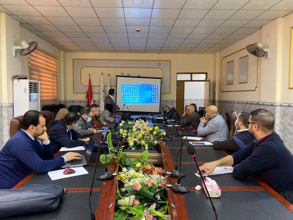 ورشة عمل حول التعليم الالكتروني المدمج في كلية طب الاسنان و كلية التقنيات الطبية و الصحية 