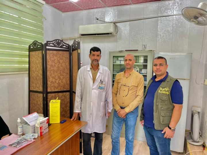 اجراء اللقاح لطلبة الجامعة داخل الحرم الجامعي