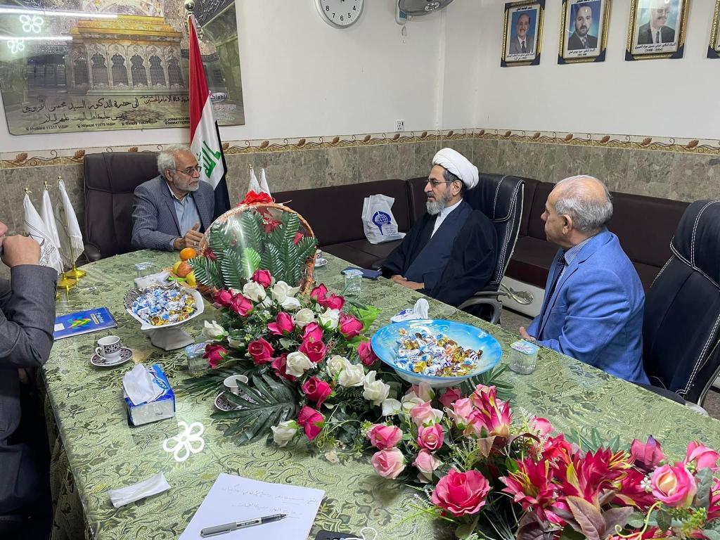 زيارة المشرف على جامعة الاديان الايرانية الدكتور مسجد جامعي لجامعة اهل البيت عليهم السلام