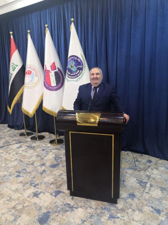 جامعة اهل البيت (ع) تشارك بالمؤتمر العلمي لكليتي النسور الجامعة والمصطفى الجامعة