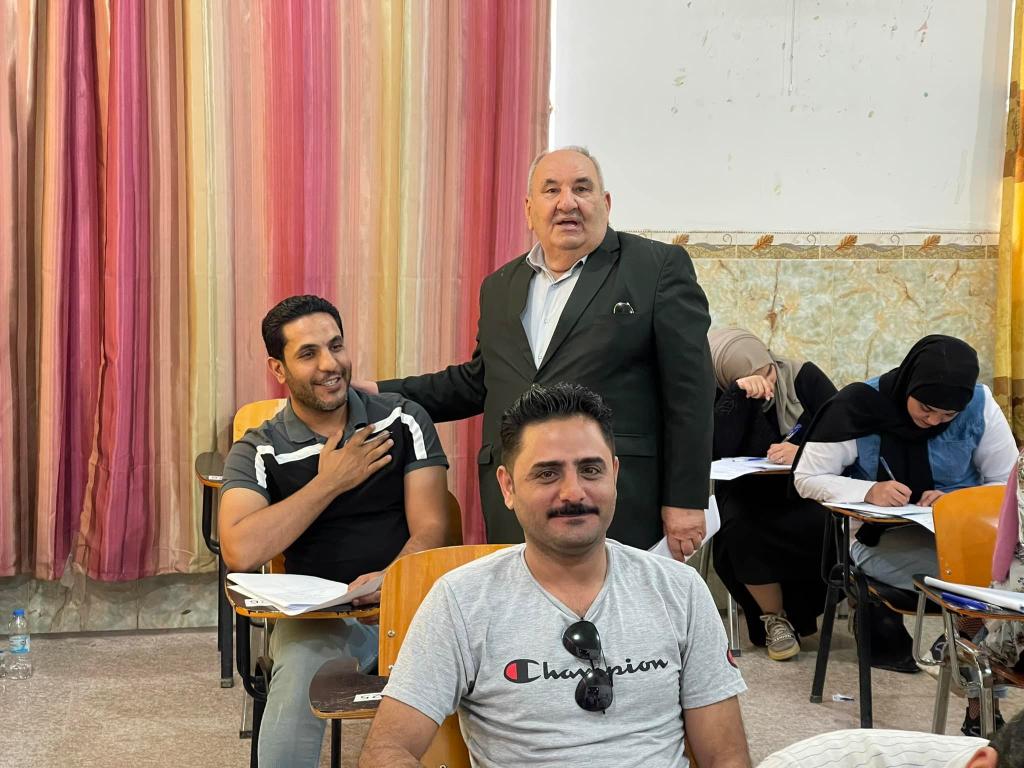 السيد مساعد رئيس الجامعة المحترم أ.د لبنان الشامي  يتفقد الامتحانات النهائية لكليات الجامعة 