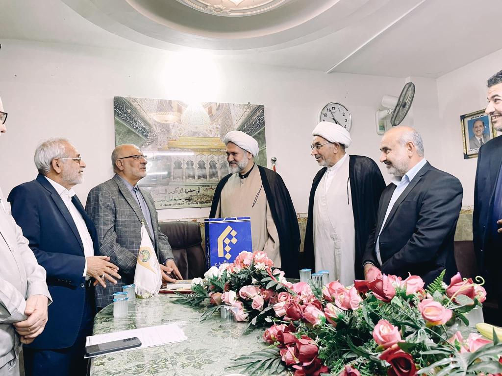 استقبال وفد جامعة المصطفى (صلى الله عليه واله وسلم) العالمية