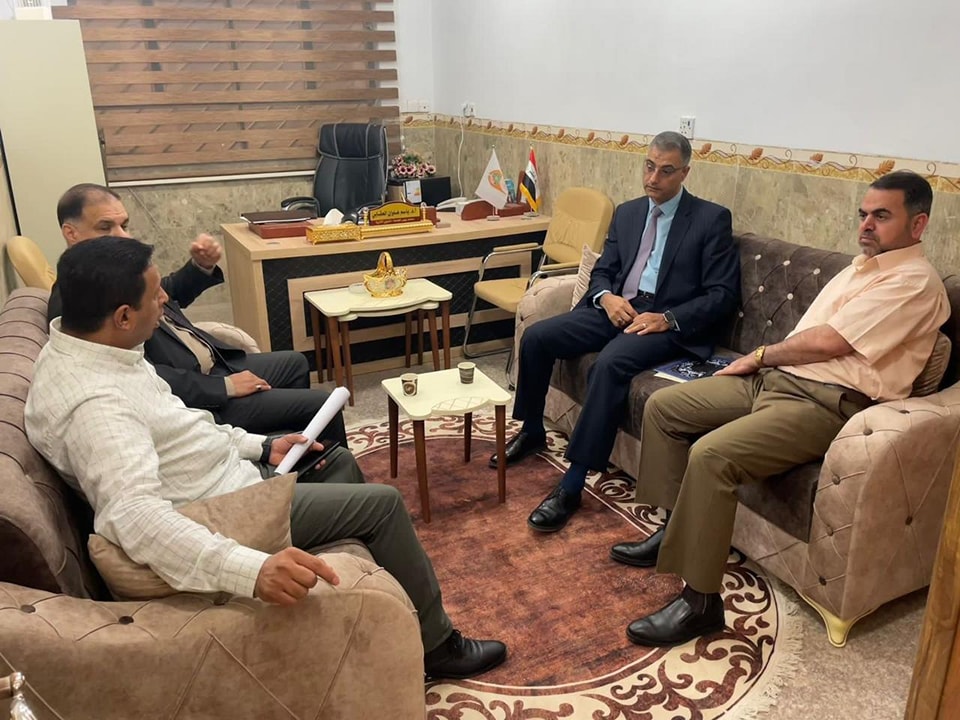 وفد نقابة الاكاديميين فرع كربلاء المقدسة يزور جامعة اهل البيت (ع) 