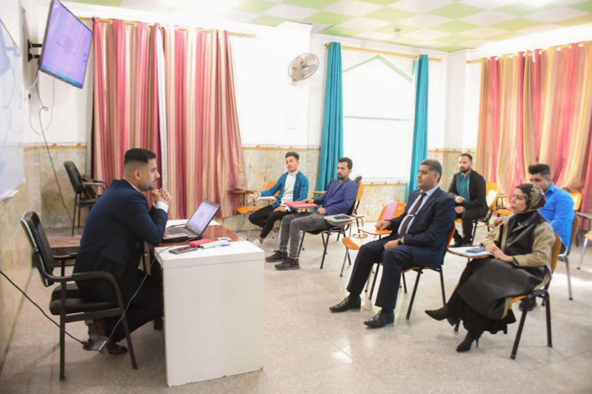 قسم الصحافة في جامعة أهل البيت(ع) ينظم ورشة علمية حول صحافة الهاتف المحمول