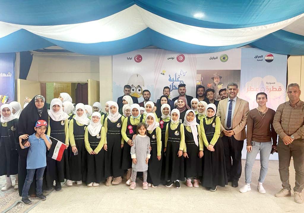 طلبة الصحافة في جامعة أهل البيت يشاركون في مهرجان " الحسيني الصغير"