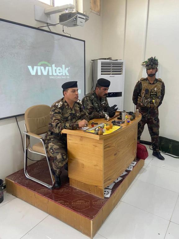 محاضرة توعوية عن مخاطر المتفجرات