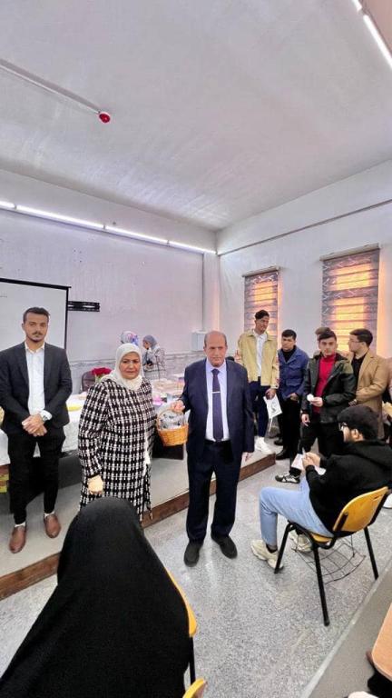 استقبال رئاسة قسم المختبرات الطبية طلبة المرحلة الاولى 