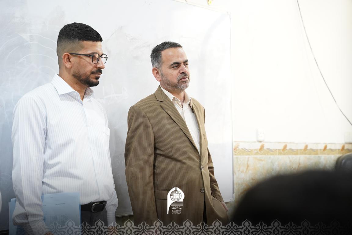 زيارة تفقدية للسيد مساعد رئيس الجامعة الأستاذ الدكتور باسم العقابي إلى كليتي التربية والتربية البدنية وعلوم الرياضة