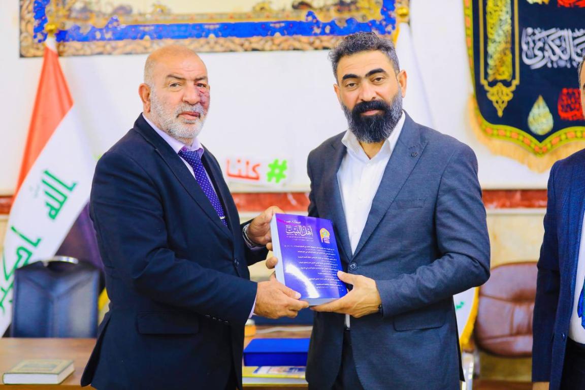 زيارة وفد من جامعة أهل البيت (عليهم السلام) لمكتب النائب أحمد الأسدي